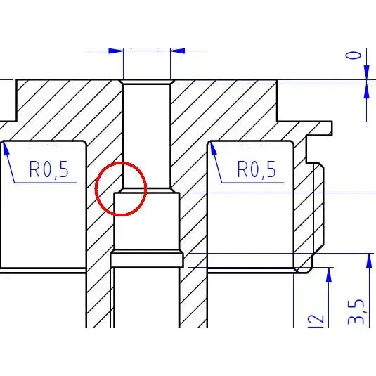 MONSTER 40mm Top Cap 2003+ — important: inner chamfer required before assembly!