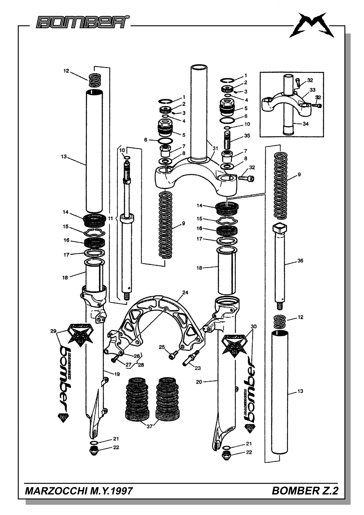 Exploded view — Z2 BAM 1999