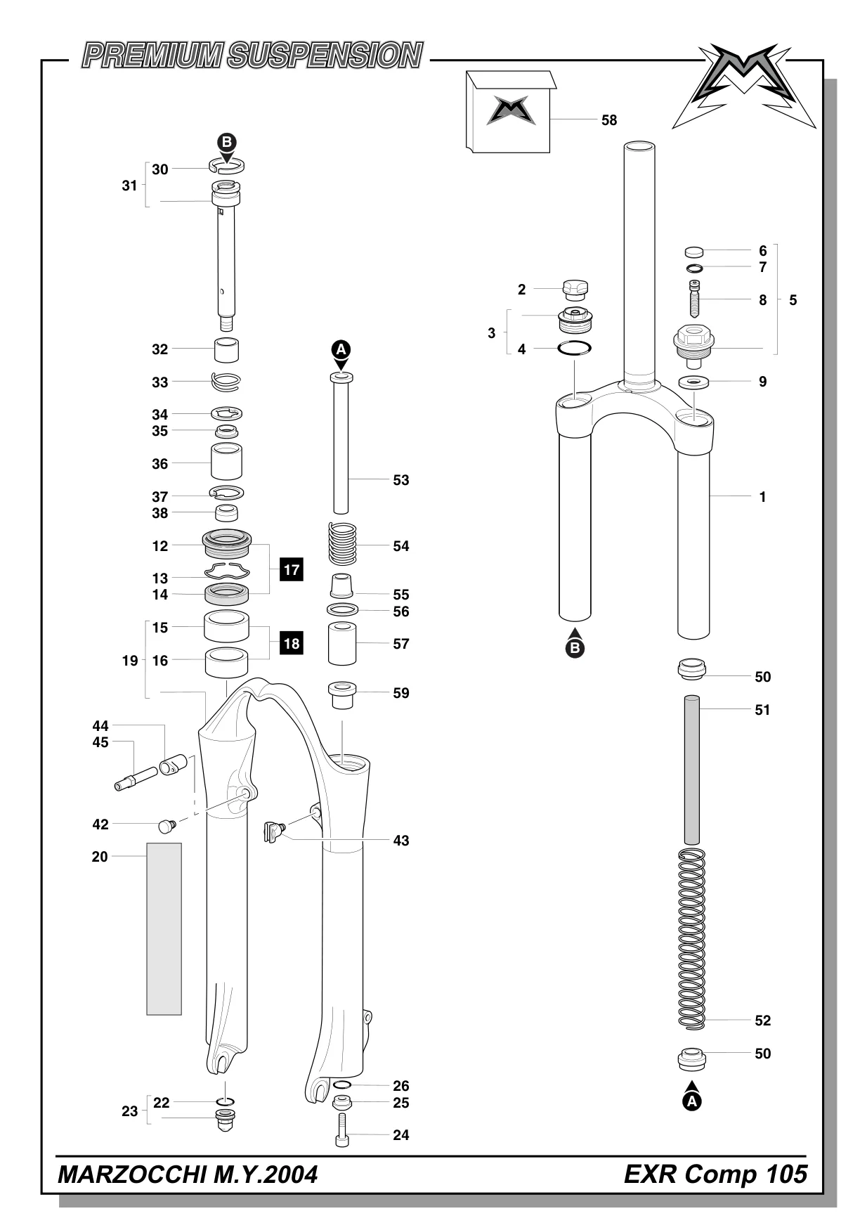 Exploded view — MX Comp ETA 105 2004