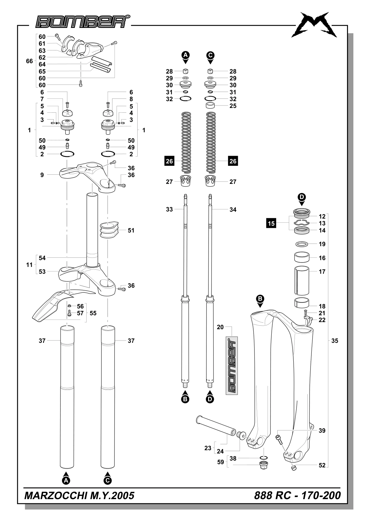 Exploded view — 888 RC 170 2005