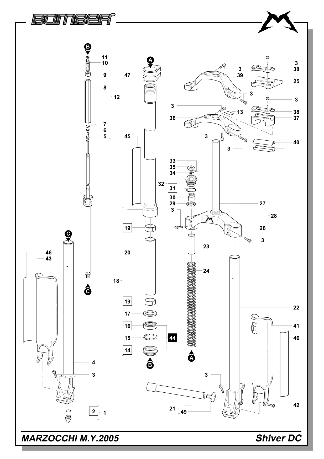 Exploded view — Shiver DC 2005