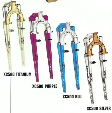 Marzocchi XC500 fork blue (full rebuild) 1993 8