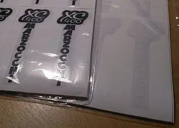 Sticker/Decals XC400 (white) (pair left/right)