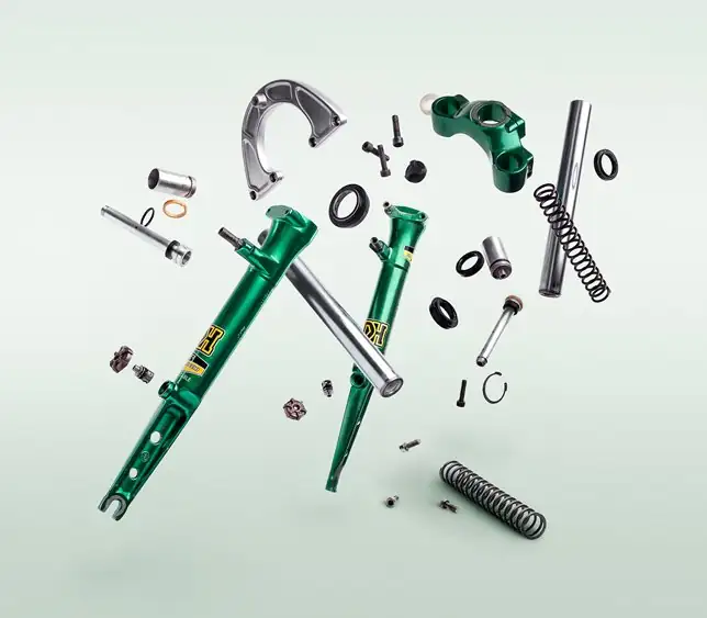 Marzocchi DH3 Fork green (full rebuild)