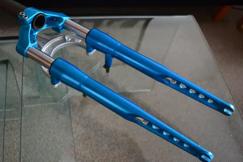 Marzocchi XC500 fork blue (full rebuild) 1993 2