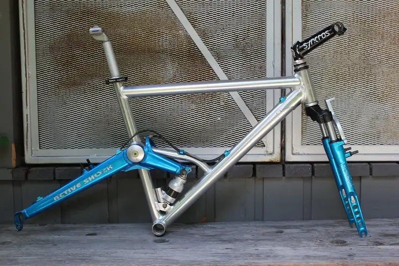 Marzocchi XC500 fork blue (full rebuild) 1993 5