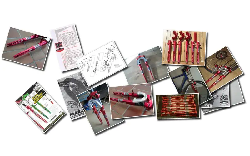 Marzocchi XC700 fork red 7
