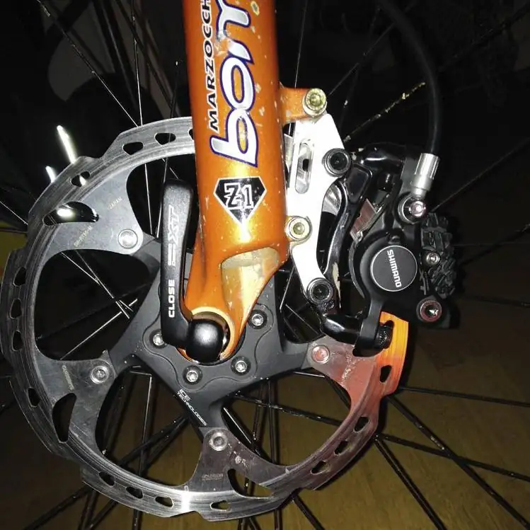 Marzocchi Disc Adapter FS -> IS for early Z1 & Z2 (1996-1999+) 4