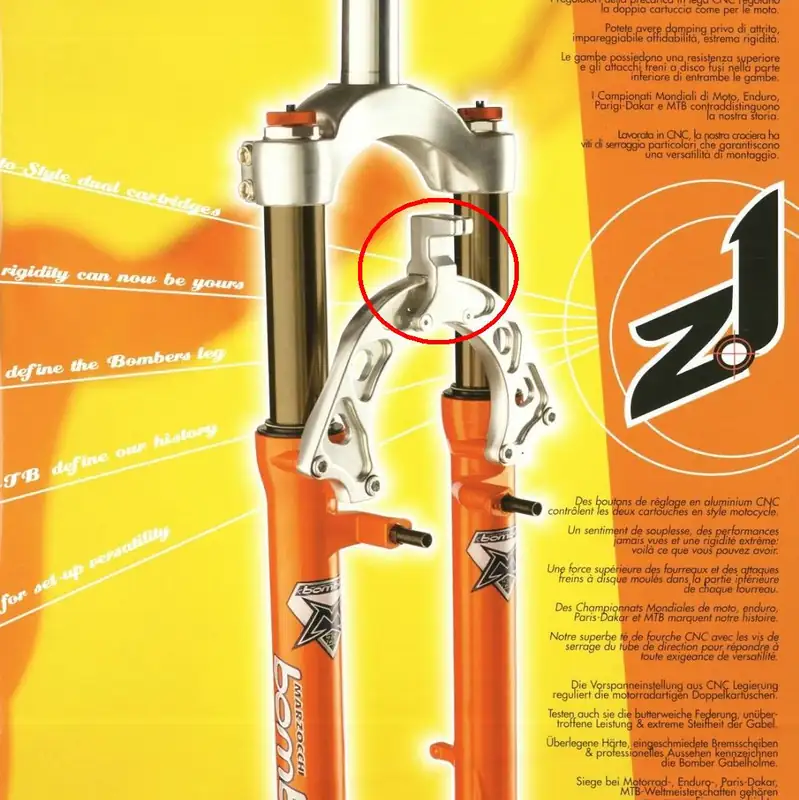 Marzocchi Bomber (90's) compatible Canti Brake Hanger NG 3