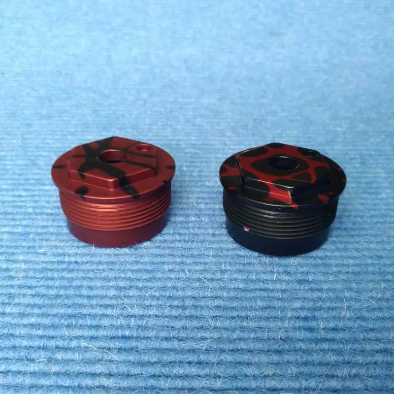 Marzocchi Bomber SHIVER DC 35mm Top Cap (2001-2005) - 4 Colours - with/without Knobs 4