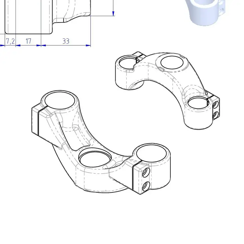 NEW HQ Marzocchi Bomber Z1 / Z2 / Z3 / ... Fork Crown NG 1 1/8" press-fit (1997+) - IN STOCK NOW!! 2