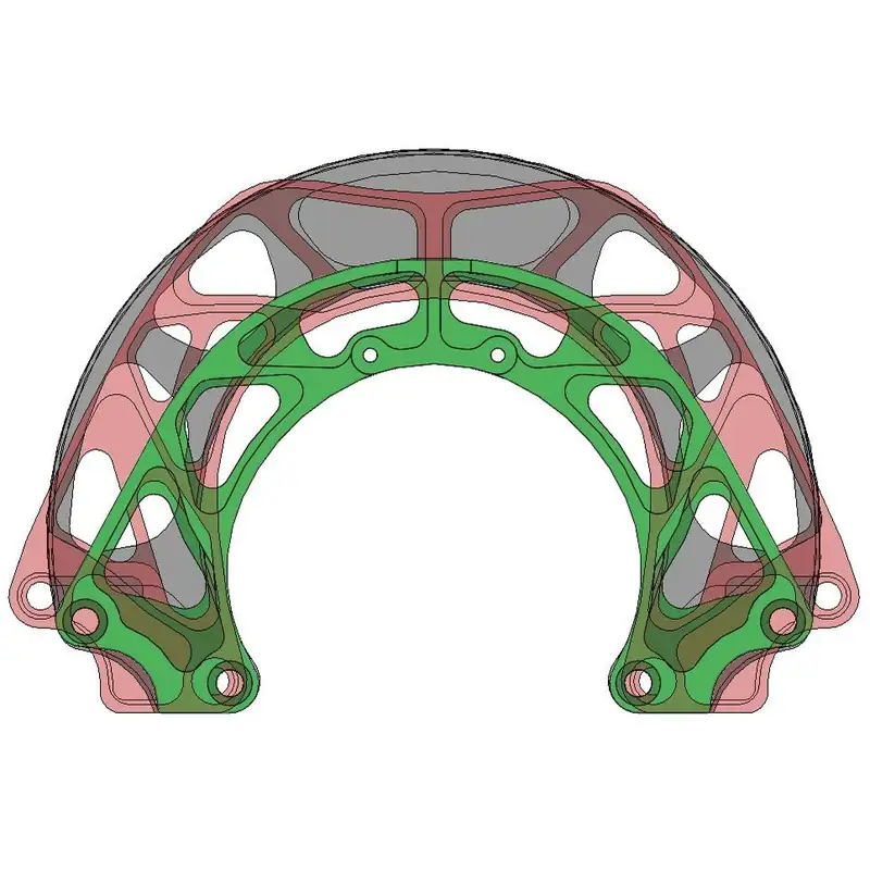 Marzocchi Bomber Z1 Custom Fork Brace m-arch 3" FAT Tire NG - in STOCK NOW!!! 2