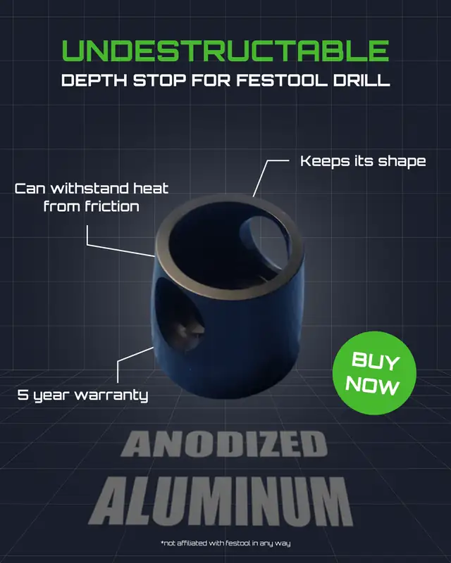 Replacement 'Depth Stop' Spare Part for Festool Drill Countersink for CentroTec use 2