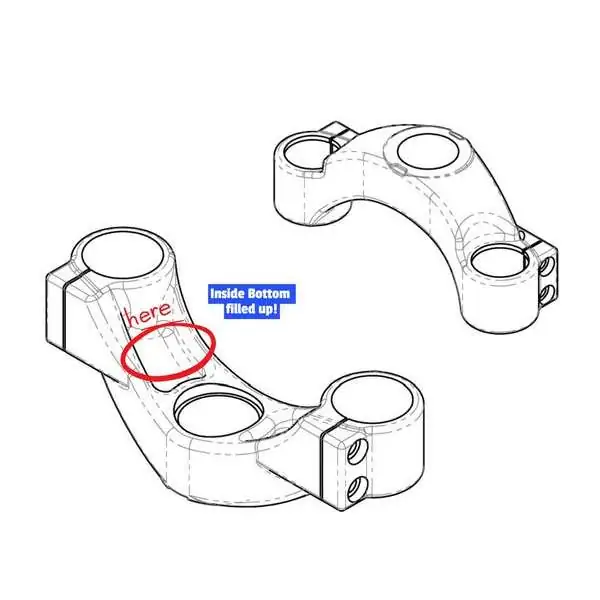 NEW HQ Marzocchi Bomber Z1 / Z2 / Z3 / ... Fork Crown NG 1 1/8" press-fit (1997+) - IN STOCK NOW!! 7