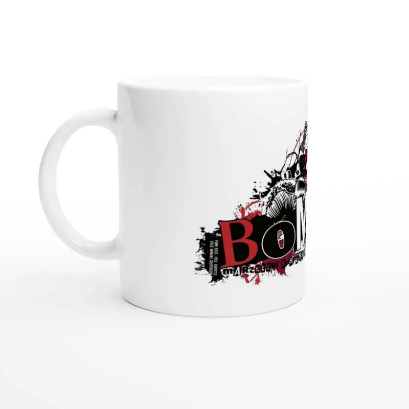 Dr-Zocchi’s White 11oz Ceramic Good Morning Bike Shop Mug - Motive '44 Series - Vampire Empire' 2