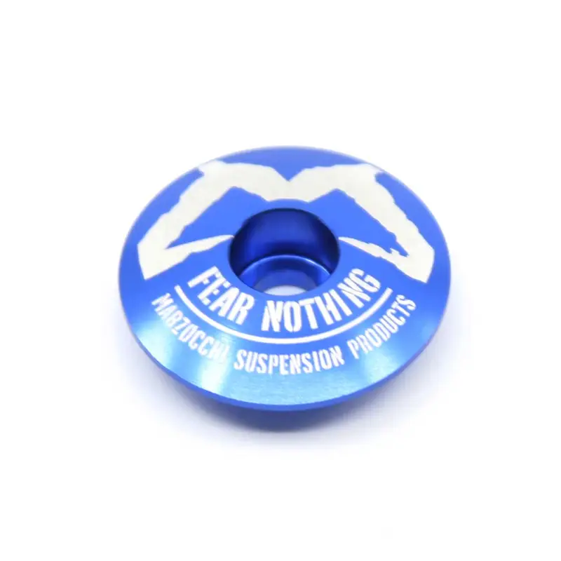 Marzocchi Ahead Cap 'Fear Nothing' 1 1/8" (blue)