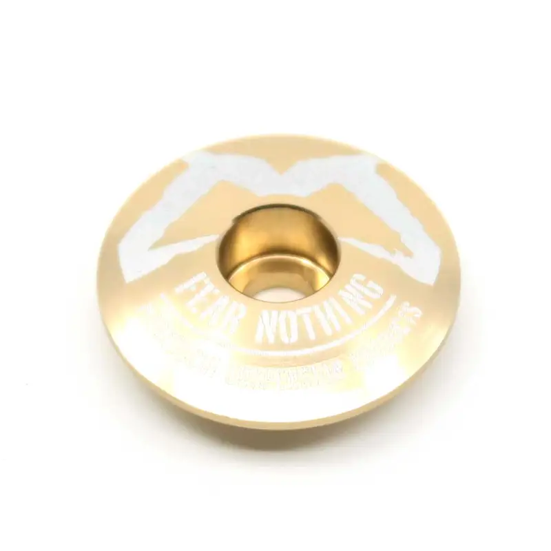 Marzocchi Ahead Cap 'Fear Nothing' 1 1/8" (gold)