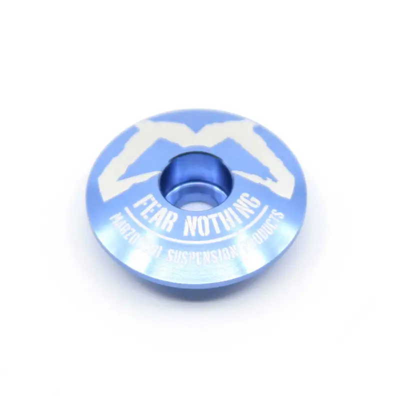 Marzocchi Ahead Cap 'Fear Nothing' 1 1/8" (light-blue)