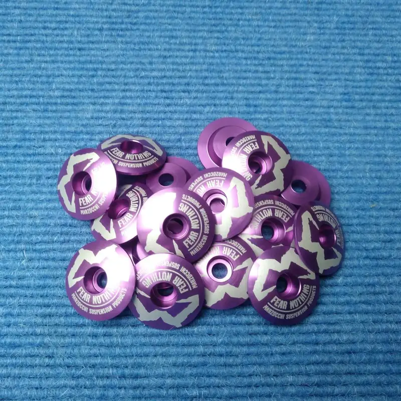 Marzocchi Ahead Cap 'Fear Nothing' 1 1/8" (purple) 2