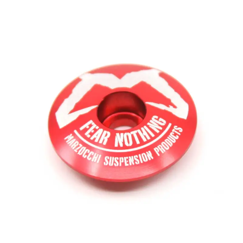 Marzocchi Ahead Cap 'Fear Nothing' 1 1/8" (red)