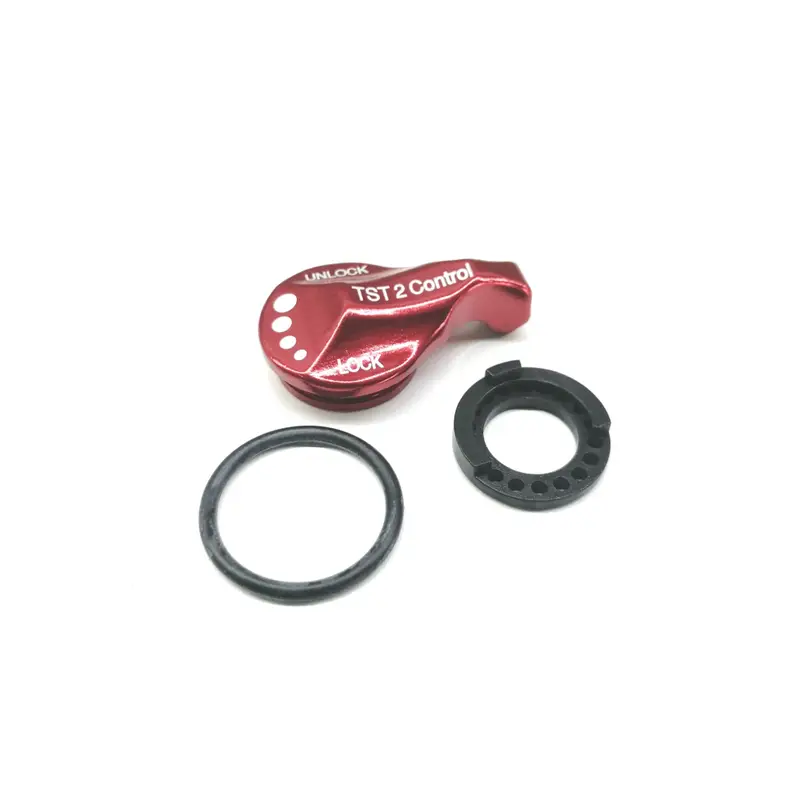 Marzocchi TST 2 Compression Knob Kit lever red 3