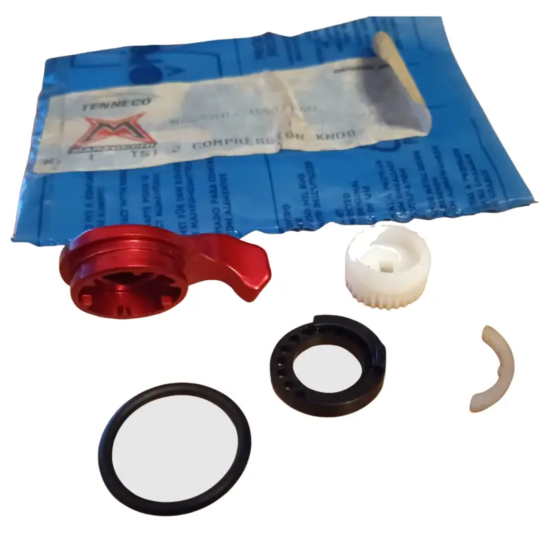 Marzocchi TST 2 Compression Knob Kit lever red 1