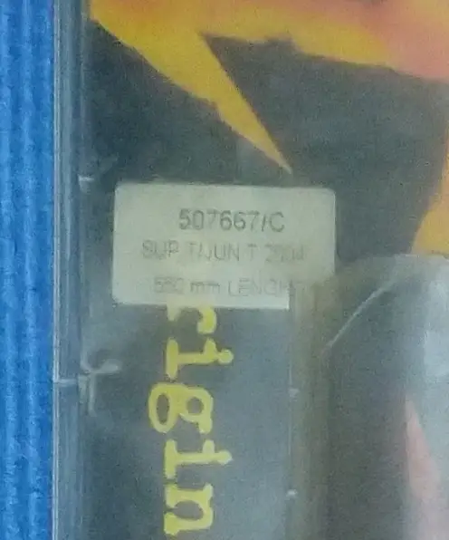 Black Stanch.Tube 549.8 Long 2